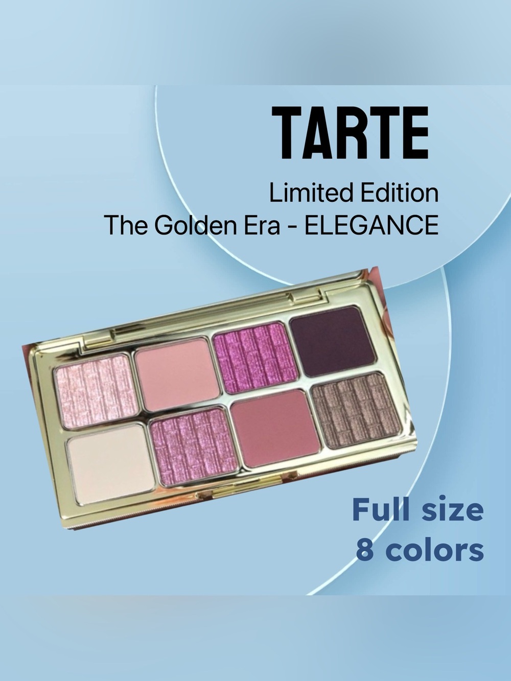 🇺🇸🆕NEW TARTE | FULL | Violet Elegance - The Golden Era Amazonian Clay Palette**
